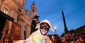 Karnawał w Rzymie - spektakl na placu Navona