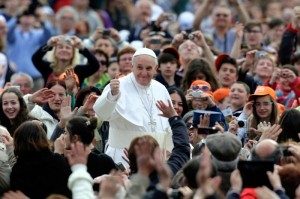 Papież Franciszek - audiencja na placu św. Piotra Audiencja u papieża - Papież Franciszek - audiencja na placu św. Piotra