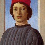 Filippino Lippi - portret młodzieńca w czerwonej czapce