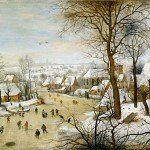 Zimowy pejzaż z pułapką na ptaki (Peter Brueghel Starszy)